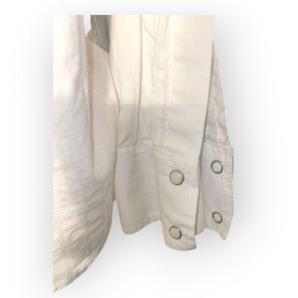 Aeropostale White Dress Shirt (Men’s Size L) • Button Down • Snap Closure EUC - Picture 7 of 7